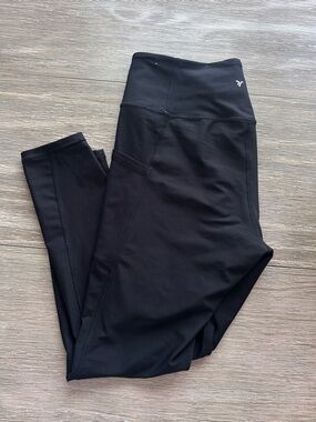 High-Waist Black Leggings - Athletic Performance